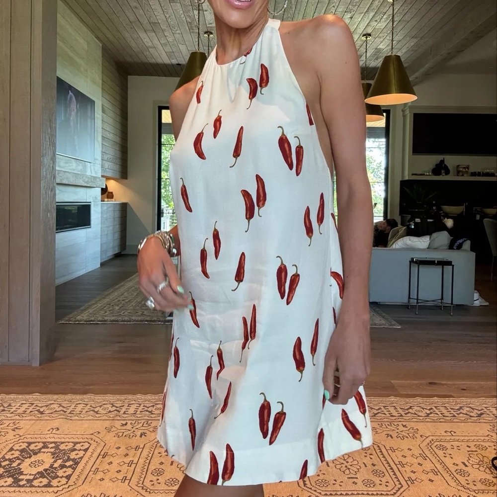 Reformation Chili Pepper dress dupe